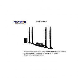 Polystar Bluetooth Home Theatre System 5.1CH PMPO 15500W