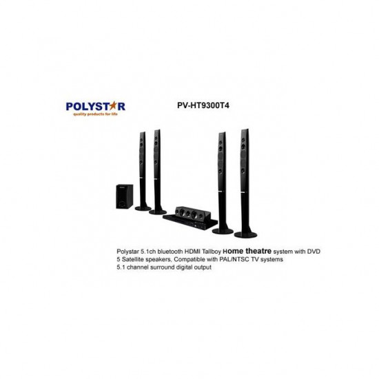 Polystar Bluetooth Home Theatre System 5.1CH PMPO 15500W