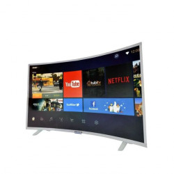 Polystar 32" INCH SMART CURVED TV With Netflix