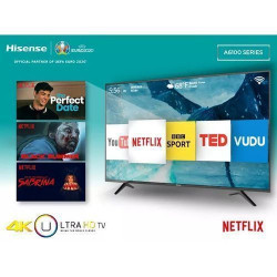 HISENSE 65-INCH SMART 4K ULED TELEVISION + 1 Year Warranty