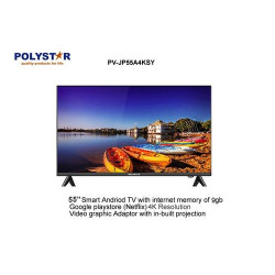Polystar 55" Inches Smart Android TV (Straight)