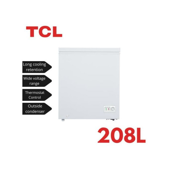 TCL Chest Freezer (200L) Grey
