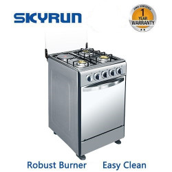 - Skyrun Gas Cooker 3 Burners 1 Electric Hotplate