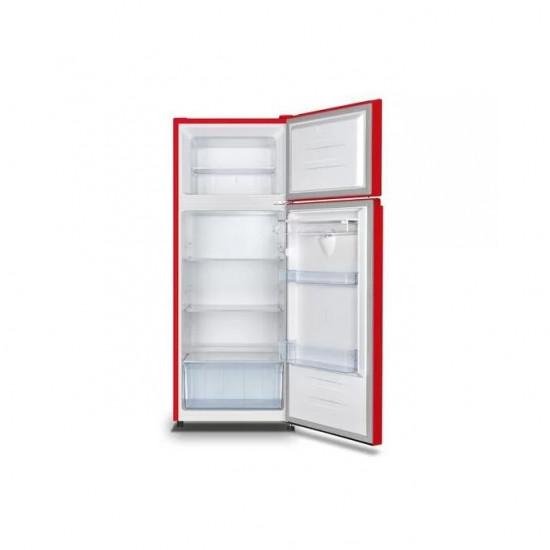 Hisense 204L No Frost Double Door Refrigerator With Dispenser - Red