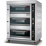 Gas Deck Oven (3-deck 6-tray)