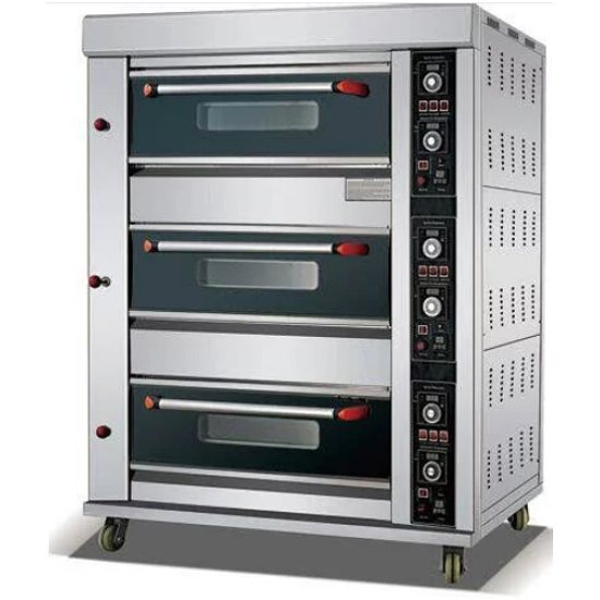 Gas Deck Oven (3-deck 6-tray)