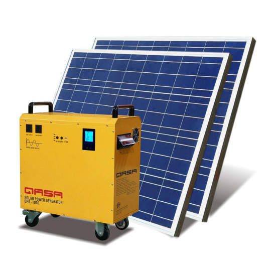 Silent Solar/PHCN Powered Generator (Solar Panel + Inverter + Battery + UPS)